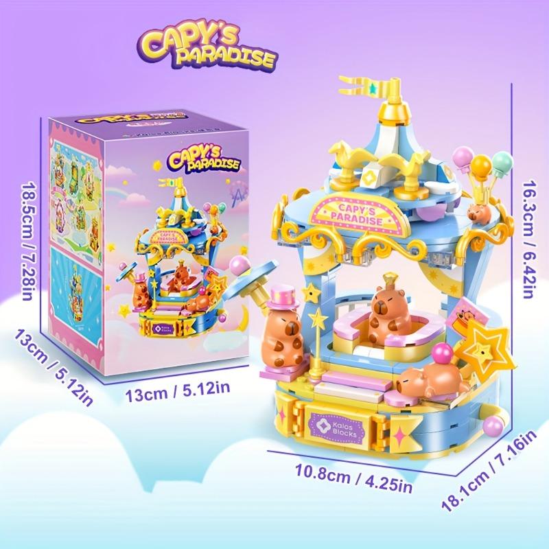 Capybara Machanical Building Block Toys Educational Toys Suitable For Holiday Birthday Gifts For Family, Children And Friends