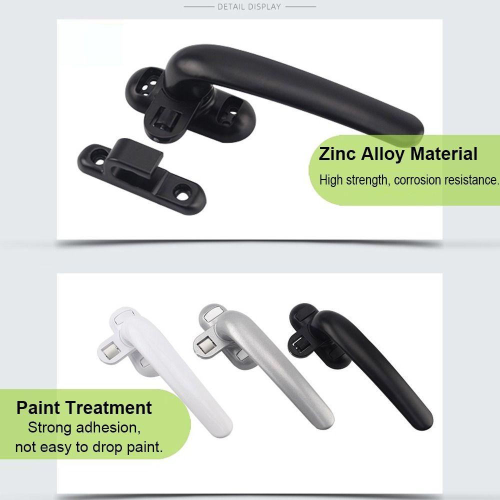 Плоская открытая дверь 50 Нажимная оконная ручка Алюминиевый сплав 7 Тип ручки Профессиональная оконная ручка