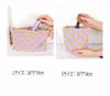 Clapoyis Large Capacity Square Makeup Cute and Size L Women's Pouch, Stylish,