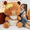 Bear Pacifier Teddy Plush Toy Cute Stuffed Animal Doll Decoration Gift Kids