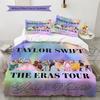 Name Custom Swift Pattern Bedding Set Quilt Cover Pillowcase Home Decor Gift (1 * duvet cover + 2 * pillowcase, without core)