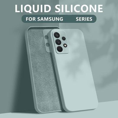 Силиконовый однотонный чехол для смартфонов Samsung