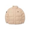 New MLB Base Logo Down Jackets Unisex Khaki 3ADJB0416-50BGS