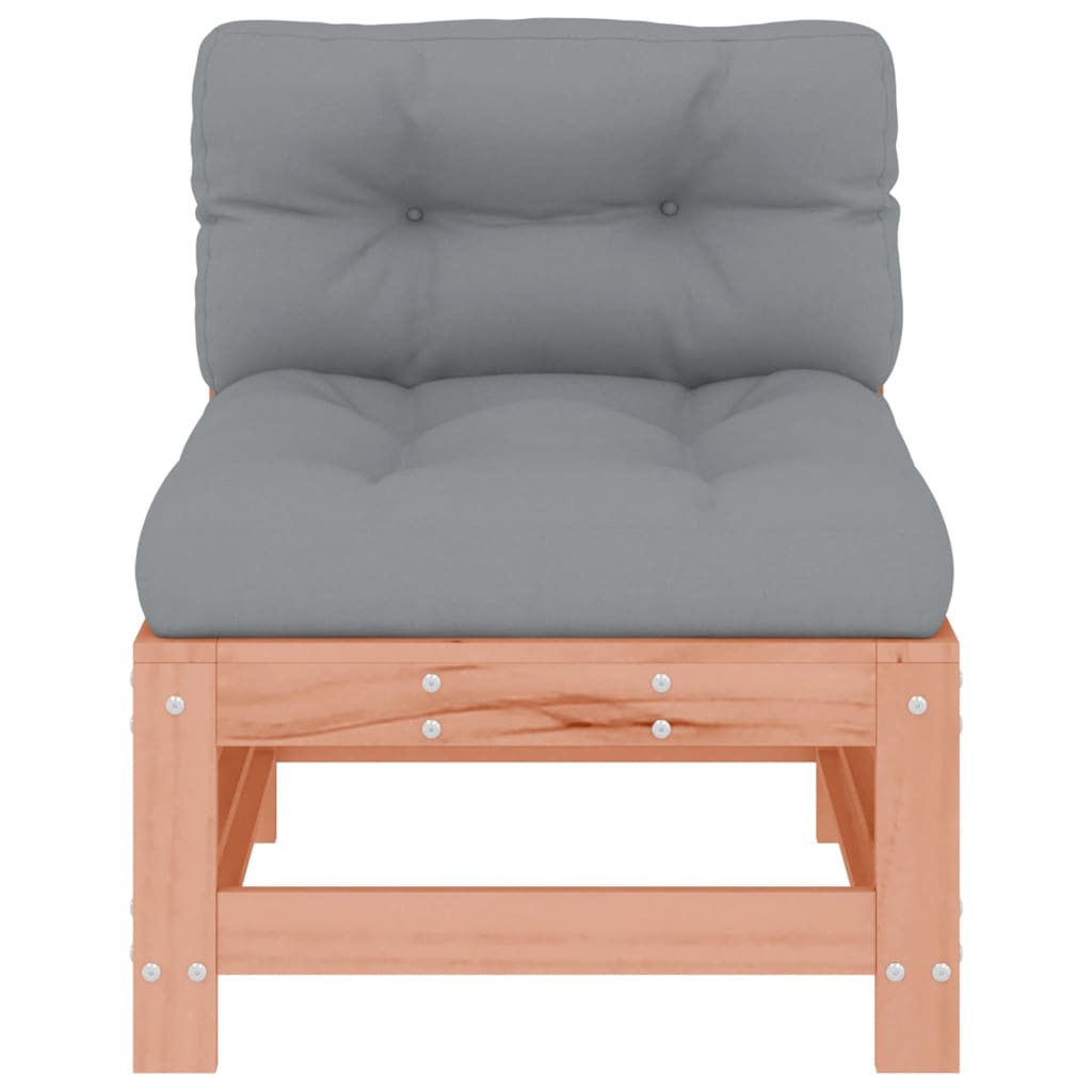 Mid Section Sofa with Cushions Solid Douglas Fir Wood