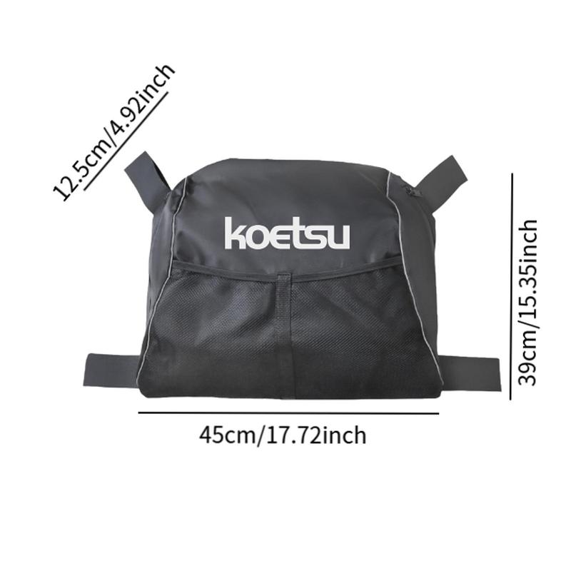 Kayak Accessory Storage Bag Waterproof Organizer Oxford Cloth with Mesh Pouch for Kayak Seat Back