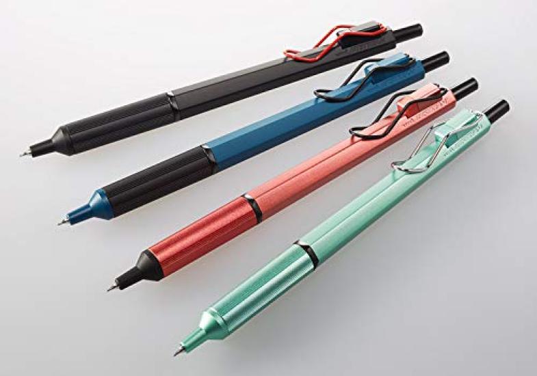 Шариковая ручка Mitsubishi Pencil Jetstream Edge Мятно-зеленая, легко пишет, 0,38 мм, на масляной основе (SXN100338.31) -
