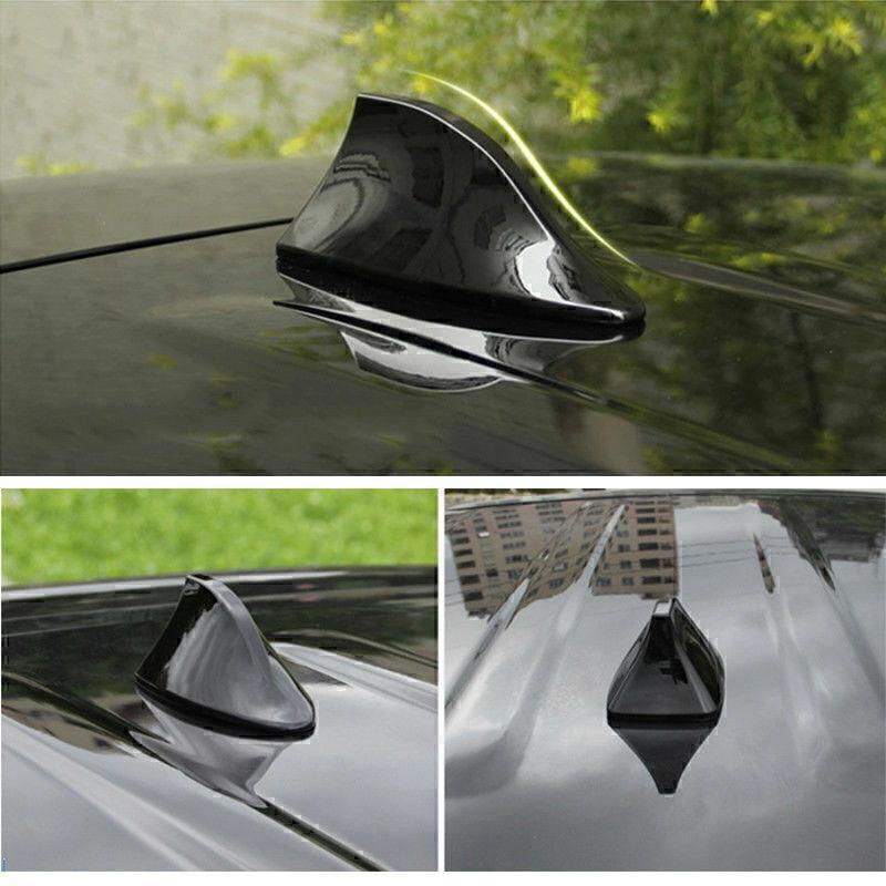 Shark Fin Style Roof Aerial Car Antenna Black Radio FM/AM Cover Accessories US