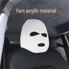 Забавная маска-чехол на подголовник автомобильного сиденья в виде знаменитости из Интернета с индивидуальной шапкой для особого декора автомобиля.