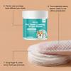 50Pcs Pet Teeth Cleaning Wipes Dog Cat Oral Hygiene Finger Cots Freshen Breath Disposable Dental Care Wipes for Daily Cleaning