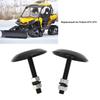 Rustproof DualPoint Contact Snow Plow Blades Skid Shoes Kit 2pcs Steel Set Fit for SportsmanRanger Razor ATV UTV 2873423