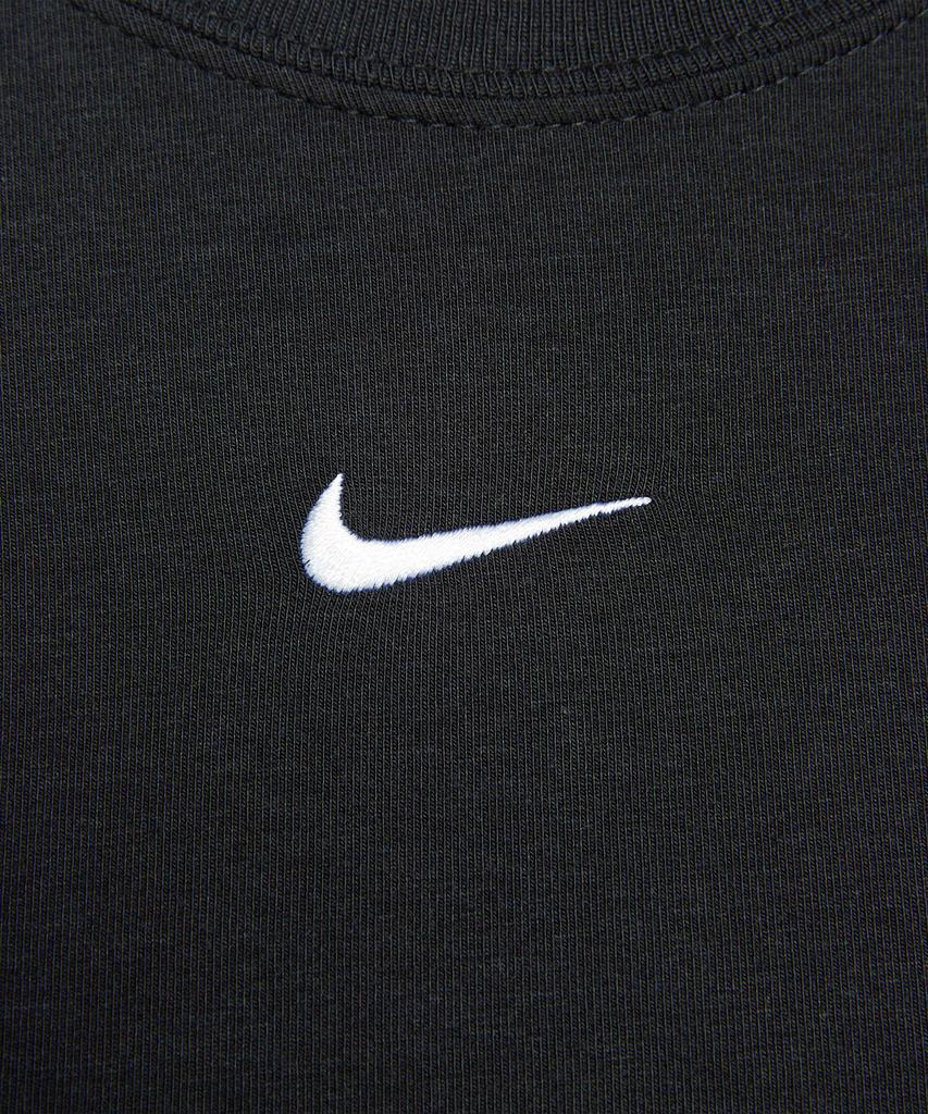NIKE Sportswear Chill Knit Crop T-Shirt W - Black:White / Hf9539-013