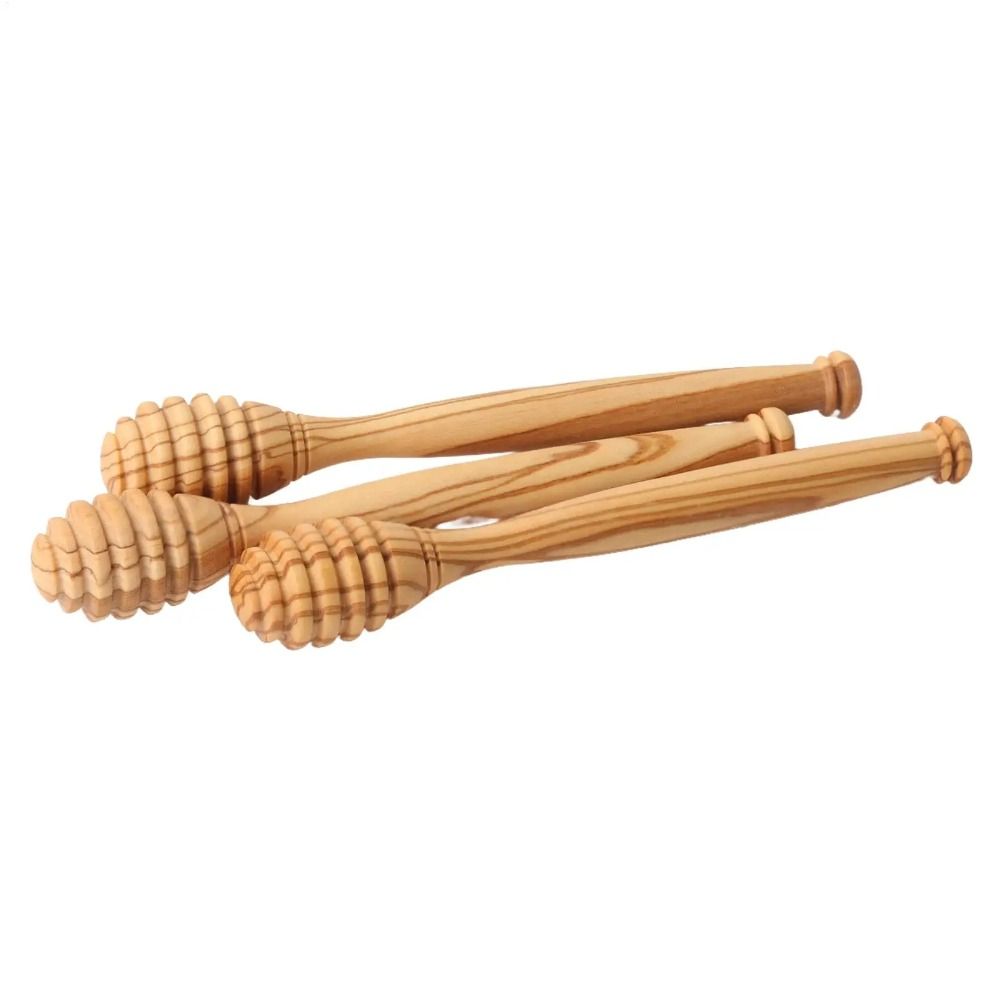 10/15/16cm Wooden Honey Dipper Handmade Wooden Honey Stirrer Honey Stirrer Spoon  Home Kitchen