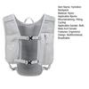 Hydration Backpack Breathable Hiking Vest with Water Bladder Men Women Outdoor Sports Daypack for Trail Running Cycling Mountaineering