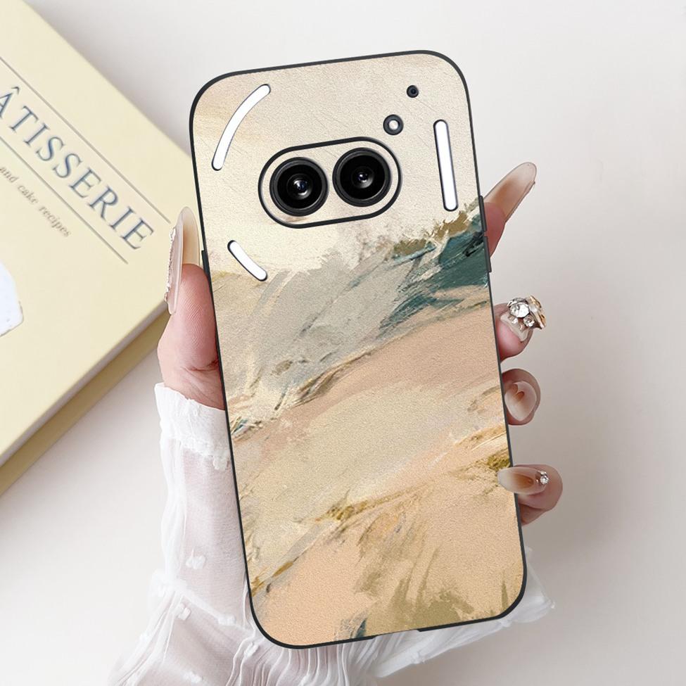 6.7" For Nothing Phone 2A Case A142 Silicone Luxury Flower Cute Cartoon Funny Shockproof Phone Case For Nothing Phone (2A) Cover