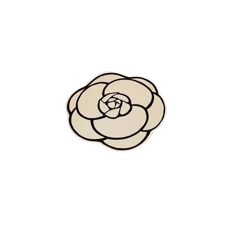 1Pc Seat Cushion Fashion Flower Design Simple Summer Durable Breathable Ice Silk Cooling Mat