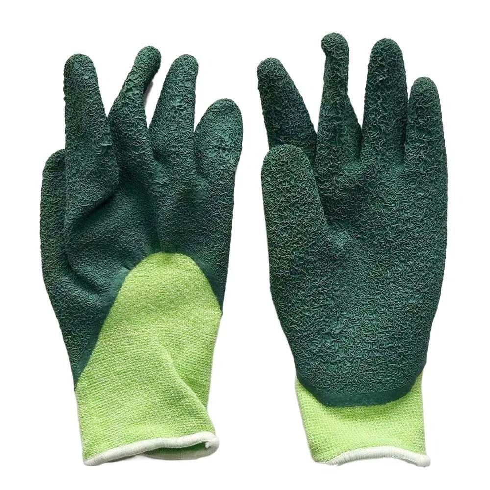 Multicolor Protective Mittens Embossing Horticulture Gloves Tool Work Gloves  Unisex