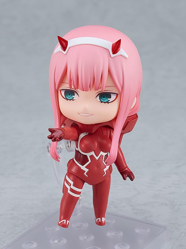 Нендороид Дарлинг в костюме пилота Franxx Zero Two Ver. Немасштабная подвижная фигура, раскрашенная из пластика.