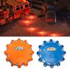 Magnetic LED Car Road Flares Emergency Lights Roadside Warning Car Safety Beacon Flashing Disc Flare Kit with Magnetic Base