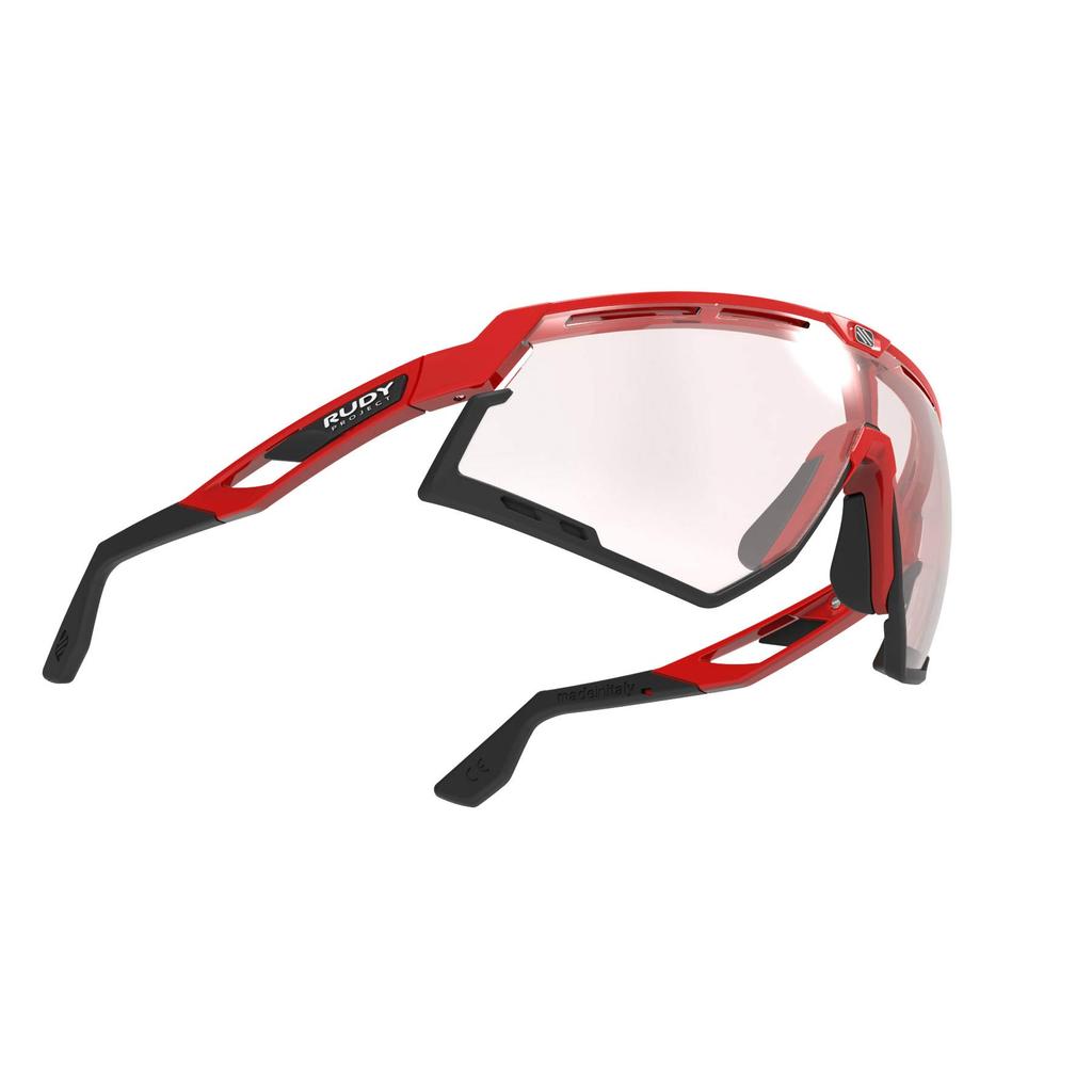 Солнцезащитные очки RUDYPROJECT DEFENDER Sports Fire Red Gloss Impact 2 Photochromic Laser Red, Оправа/Бампер Черный, Линзы X®, SP528945-0000