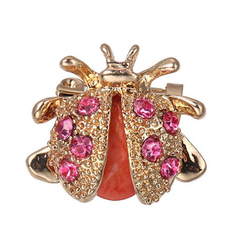 Мультяшный Жук Брошь Студент Милая Брошь Животное Красочные Маленькая Божья Коровка Брошь Насекомое