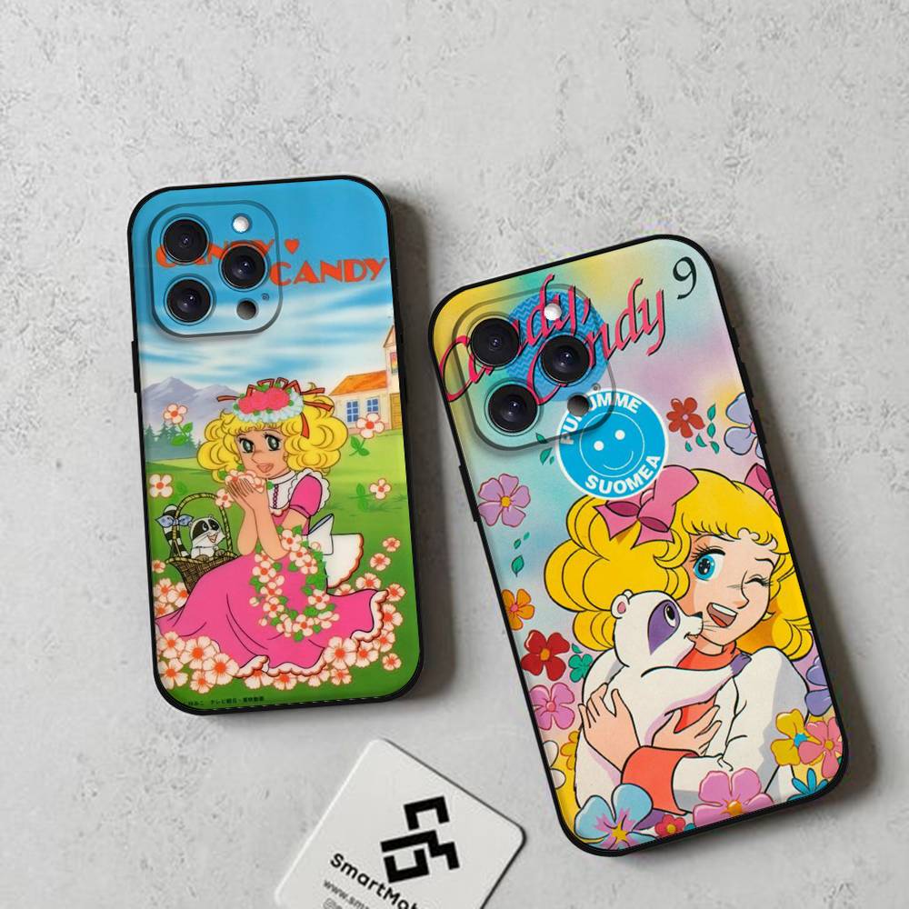 Чехол для телефона Manga C-Candy Candy для IPhone 17 16 15 14 13 12 11 PRO MAX PLUS Mini из ТПУ, мягкий, приятный для кожи