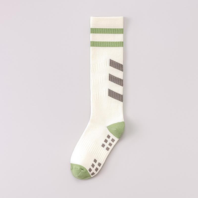 Длинные носки из чистого хлопка для фитнеса, бега, прыжков со скакалкой, спортивные носки для занятий в помещении пилатесом, йогой, компрессионные тонкие носки для голени