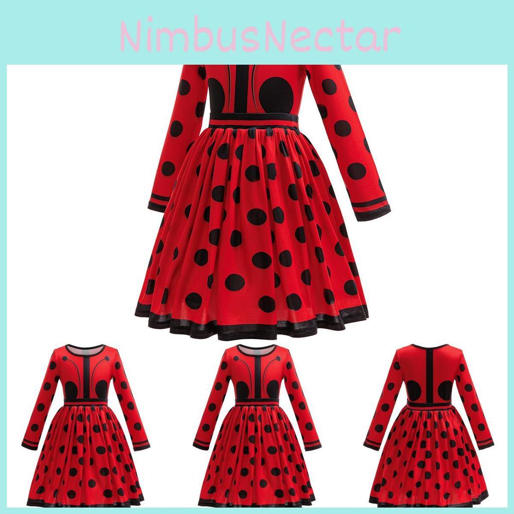 Miraculous: Tales Of Ladybug And Cat Noir Kids Halloween Costume Dress For Party And Cosplay Fun