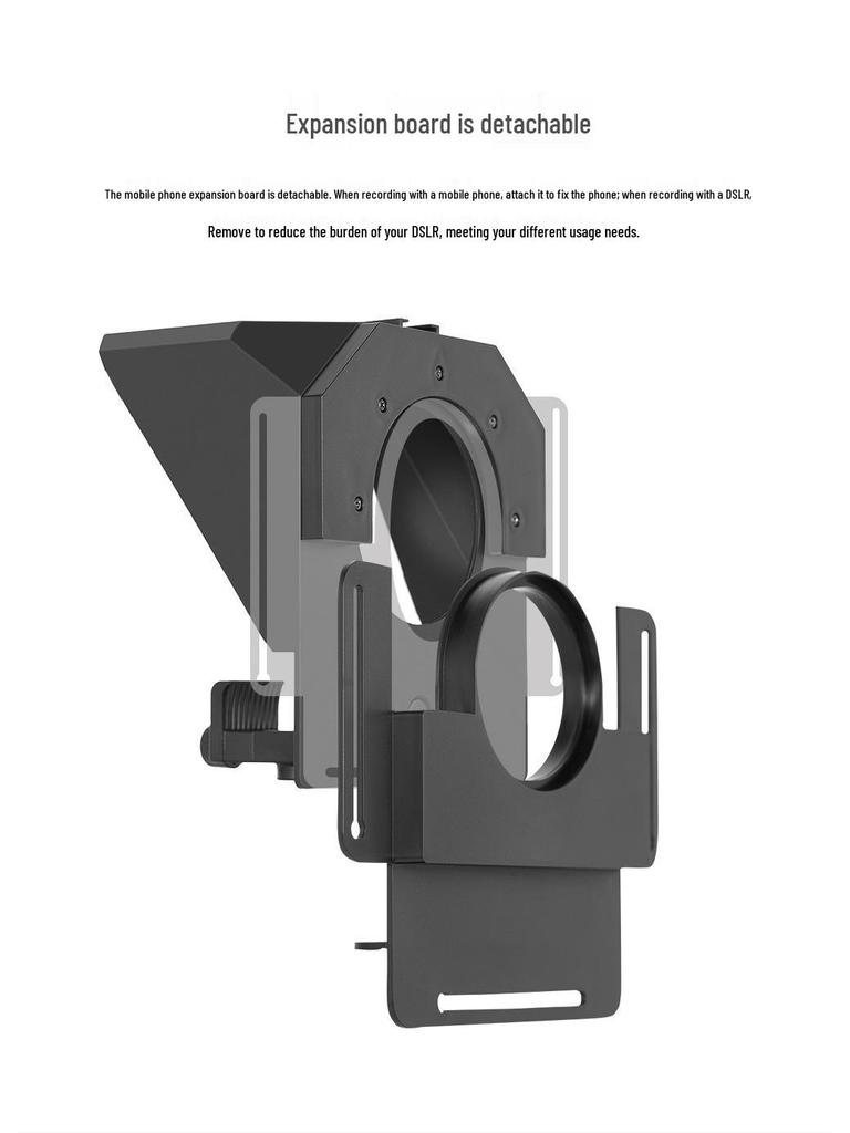 ZhiJie Pronstoor Portable Teleprompter for Mobile Phones & DSLR Cameras