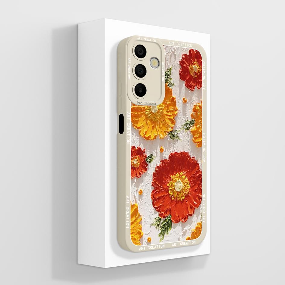 Чехол для телефона Samsung Galaxy A15 A 15 4G 5G. Роскошный модный дизайн. Матовый черный квадрат. Высококачественный мягкий жидкий силиконовый чехол для бампера Samsung.