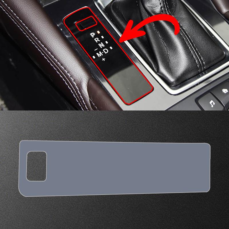 For Mazda Atenza Mazda 6 2017 2018 Gear Panel Transparent TPU Protective Film Anti Scratch Repair Film