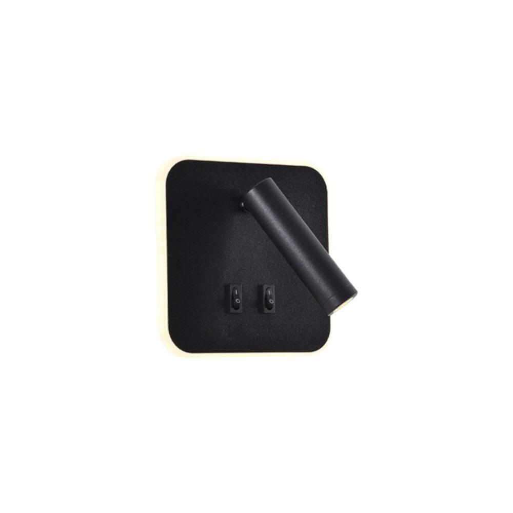 350 Degree Rotating Reading Wall Lamp Square Rotating Light Atmosphere Lighting  Wall Atmosphere