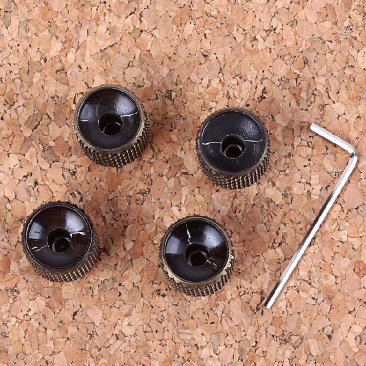 4 шт. Модные бронзовые ручки регулировки громкости для электрогитары, ручки для гитары