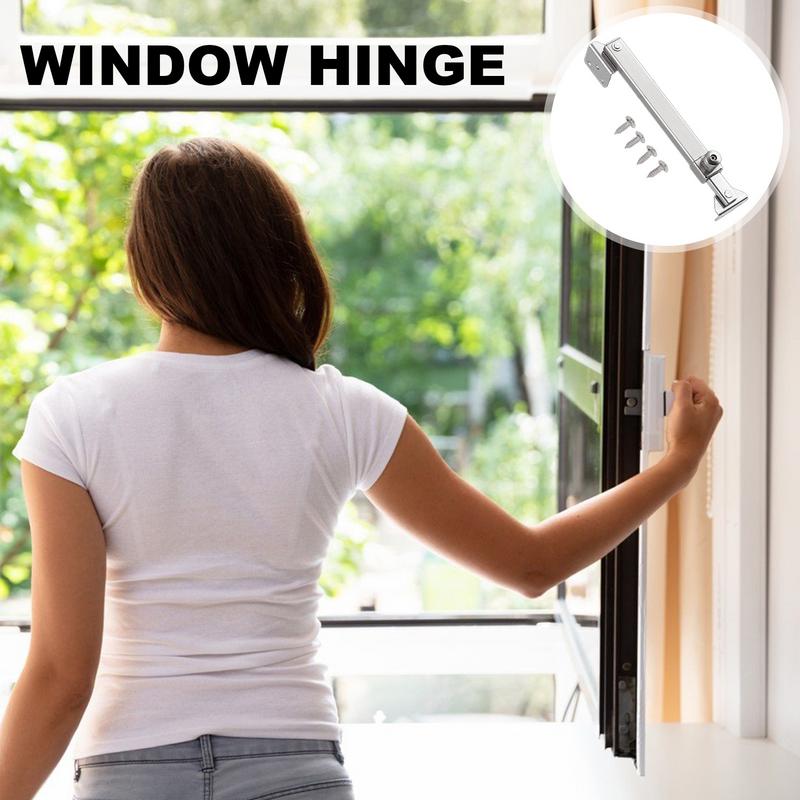 new Casement Window Lock Stainless Steel Window Latch Stay Hinges Easy Installation Casement Window Latch Window Accessories