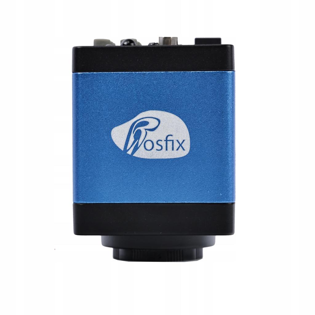 Rosfix Zestaw Mikroskopowy Draco BLUE PRO 2w1 – Kamera 2MP FullHD i Obiektyw 180x | HDMI/VGA | Profesjonalna Jakość Obrazu
