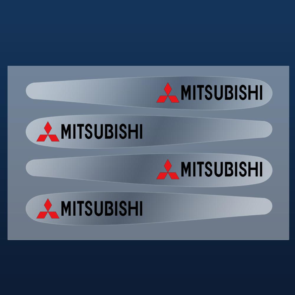 4/8pcs Car Door Handle Wrist Transparent Protective Film Anti-scratch Sticker For Mitsubishi Lancer Outlander 3 Asx L200 Pajero