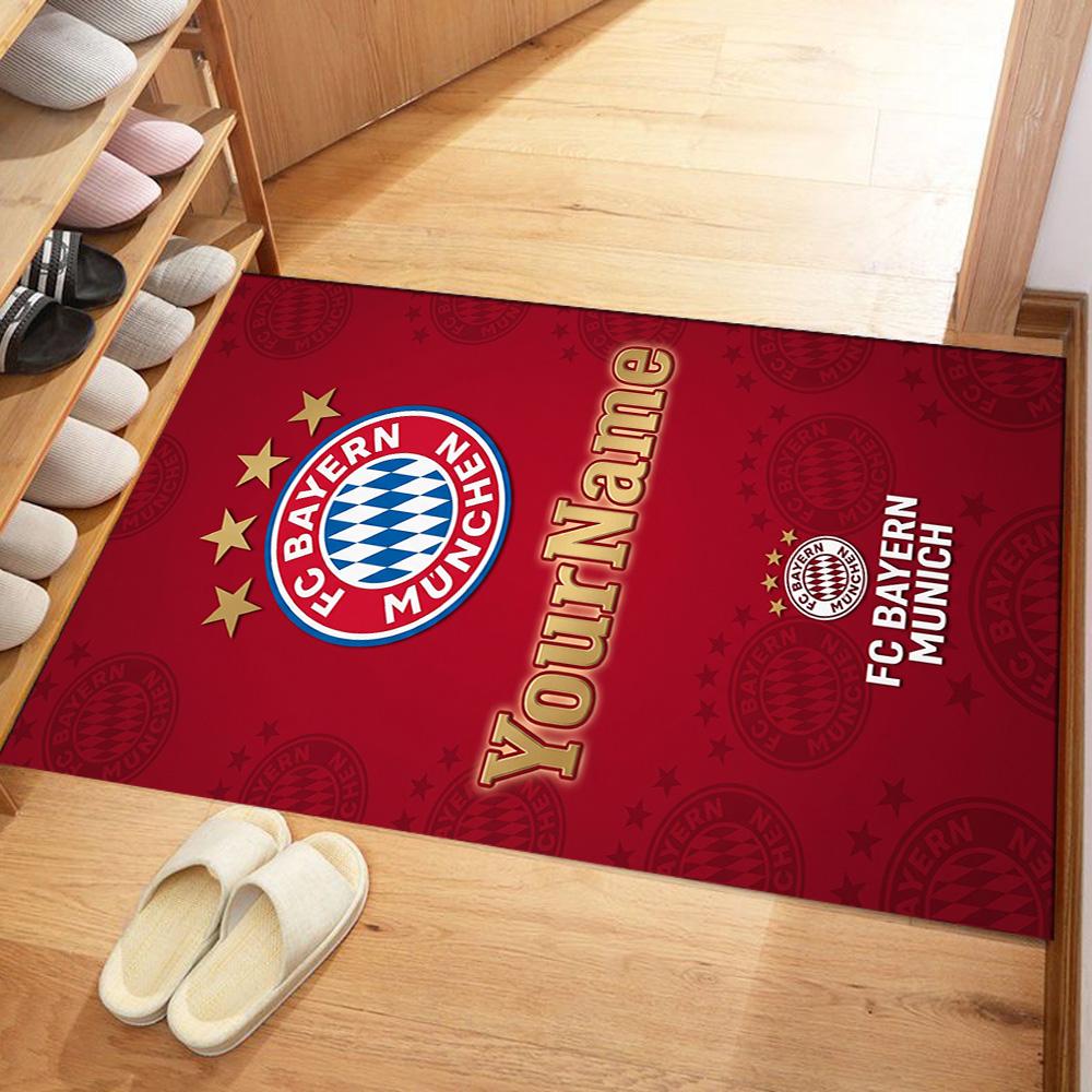 Bayern Munich Personalized Text Carpet Suitable for Foyer Kitchen Dormitory Outdoor Anti-slip Rug Office home decor Spiritual Gift