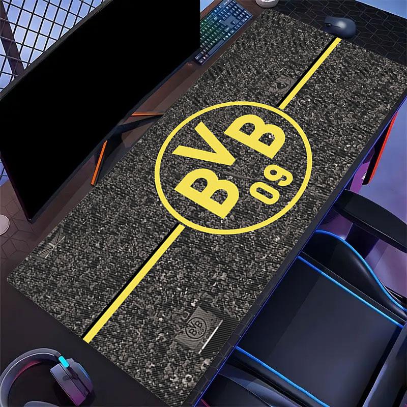 Dortmund Team Logo Mouse Pad, Large Gaming Desk Mat, Non-slip XXL Mousepad for Laptop & Tablet, Mini PC Playmat with Stitched Edges
