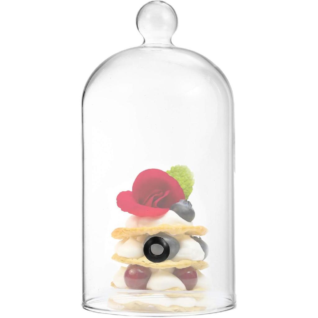 DOITOOL Smoking Cloche Dome Cover Glass Food Cover for Smoke Infuser Smoker Smoking Infusion Plates Bowls and Glasses