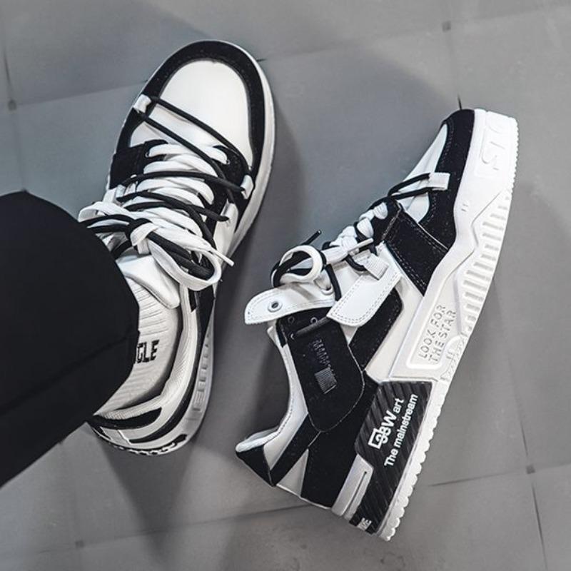 Модные мужские кроссовки Trend Lace Up Designer Casual Shoes for Men Персонализированные универсальные уличные кроссовки для скейтбординга Tenis Masculino