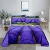 Purple Bedding Set Bed Sheet Linens Pillow Case Queen King Size Lanvender Butteryfly for Bedroom Soft Twin Full Single Double