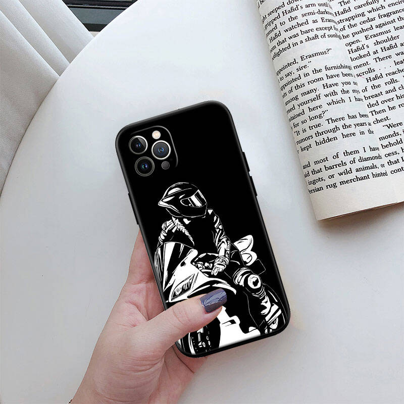 MH92 Чехол-накладка для телефона для мотоспорта для iPhone 7 8 11 12 13 14 15 16 17 16E XS Pro Max XR X SE Air