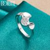 925 Sterling Silver Round Ring Fashionable Wedding Jewelry