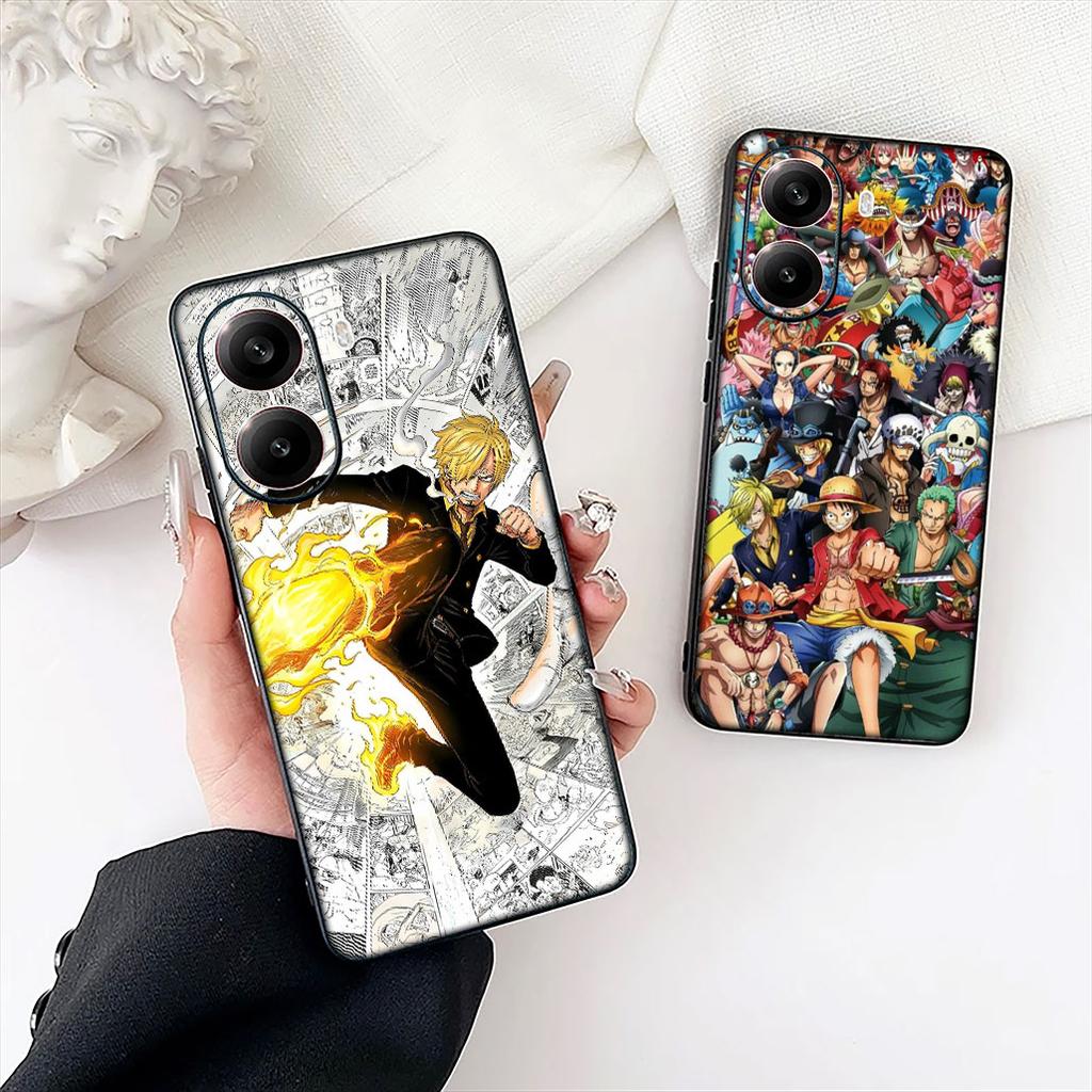 Sanji ONE PIECES Roronoa Zoro Luffy Phone Case for Samsung Galaxy A06 A05 A14 A50 A51 A52 A12 A13 A23 A70 A07 A25 A26 A72 A56