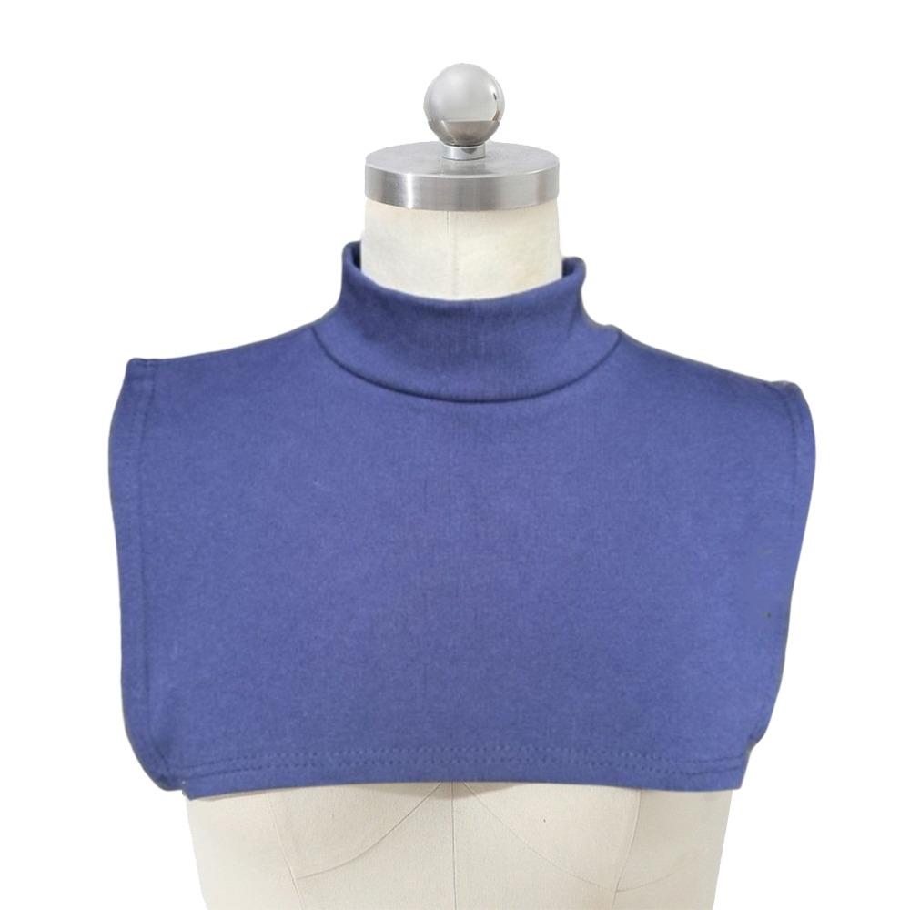 Хлопковый воротник-обманка с высоким вырезом, лацканами, водолазкой, модный внутренний воротник