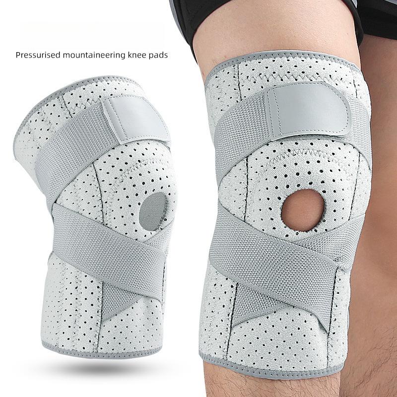Sports Knee Pads Men and Women Cycling Running Mountaineering Pressure Patella Knee Pads Spring Support Sports Squat Protective Gear