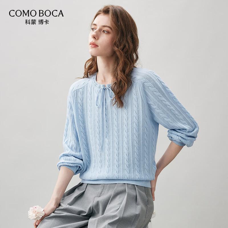Kemeng Boka Women's Textured Loose Wool Sweater