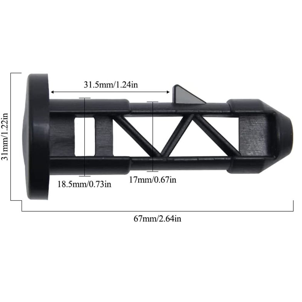Trash Bins Accessories Fixing Plastic Hinge Pins Plastic Plug Link Wheelie Bin Lid Hinge Pins