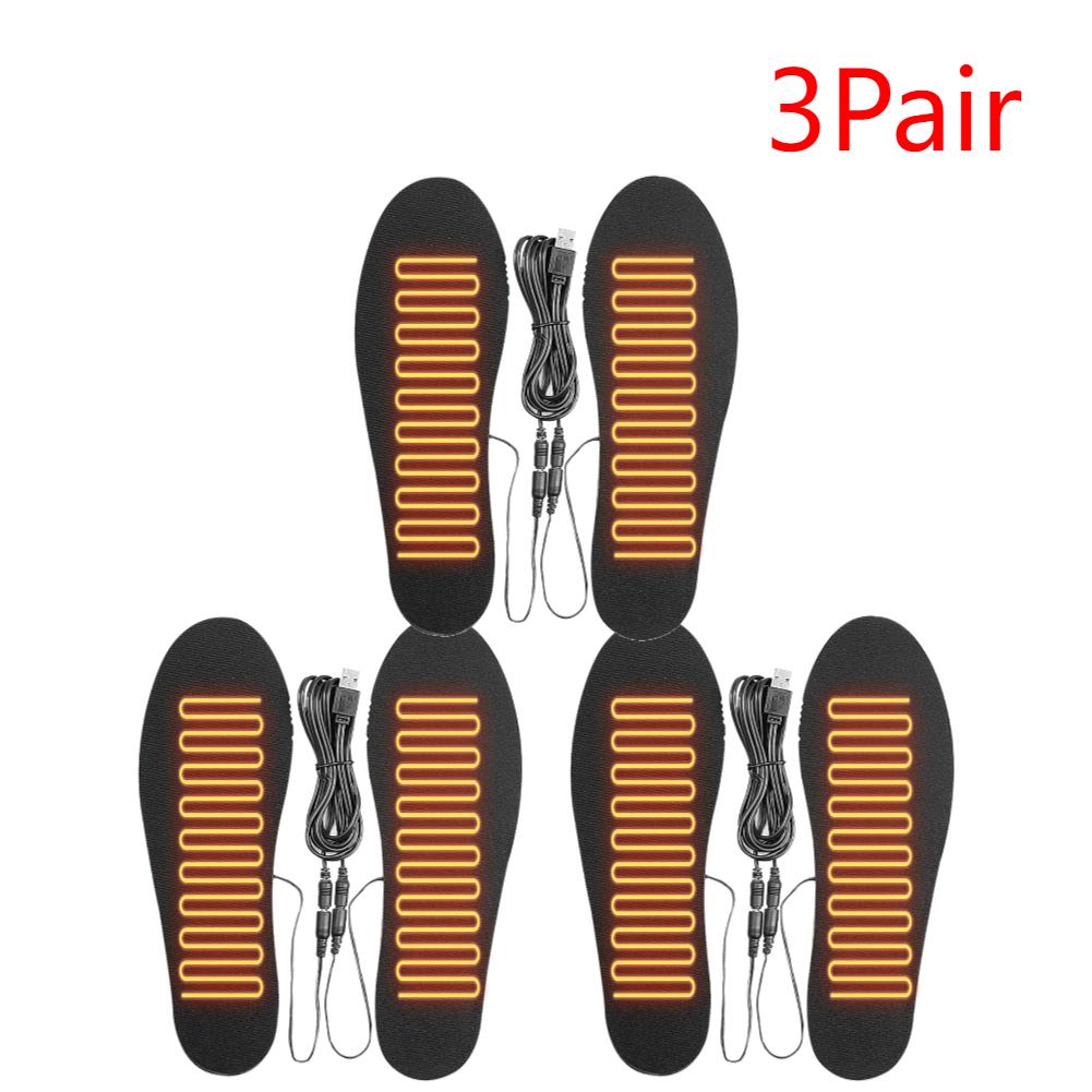 USB Электрическая грелка для ног, грелка для ног, носок-грелка, коврик, зимний, для занятий спортом на открытом воздухе, греющая стелька, зимний, теплый, для катания на лыжах, пеших прогулок
