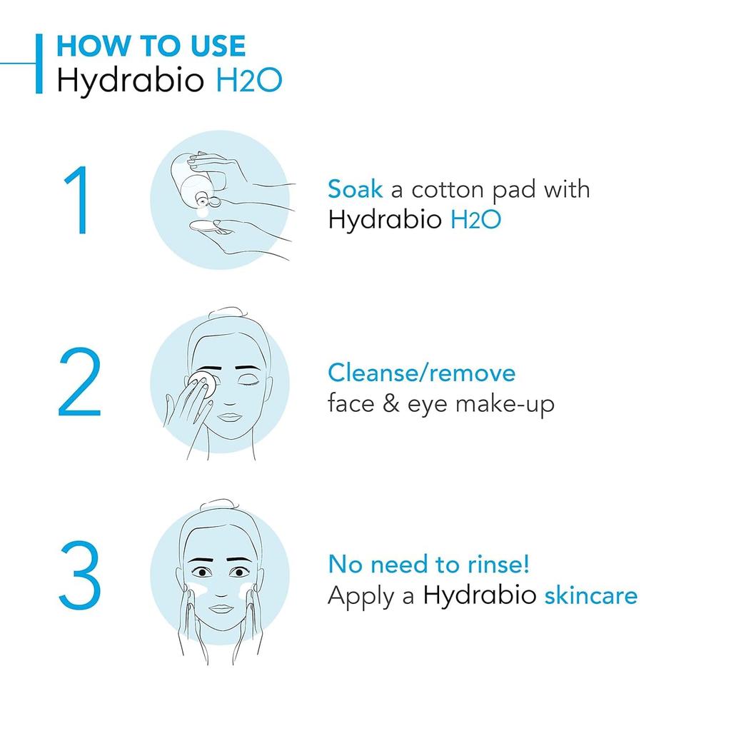 BIODERMA Hydrabio H2O 500mL Cleansing 12 Pieces 1 Bottle [product]