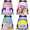 Large Lankybox Backpack Cartoon Bookbag For Students Featuring Practical Storage And Fashionable Patterns